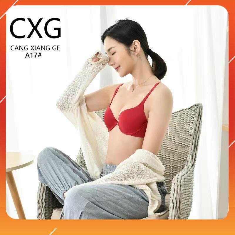 Áo ngực, Áo lót nữ su đúc có gọng siêu nâng đẩy, phối chữ V ngược, Mã: A5059