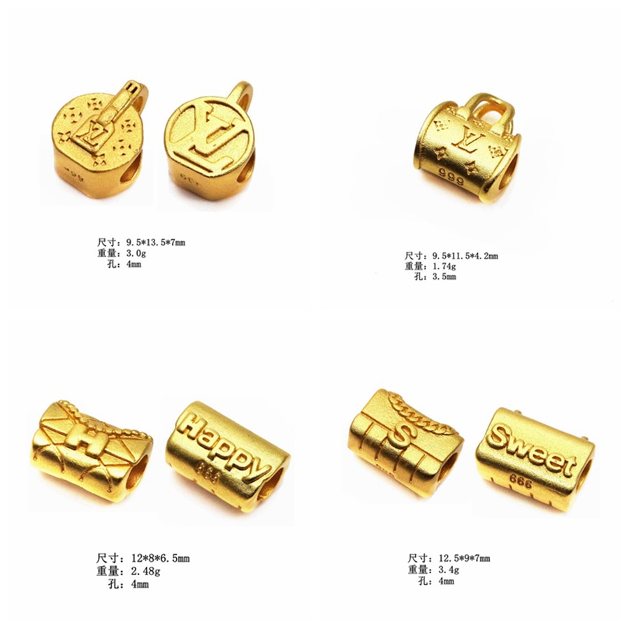 Phụ Kiện Hạt Làm Vòng Tay Hình Túi Xách Thời Trang D2