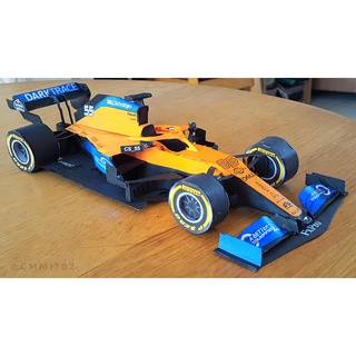 Mô hình giấy 3d xe đua f1 mclaren mcl35m