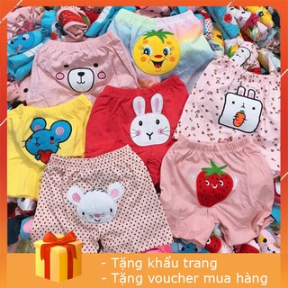 Quần Mông Thú 😽Quần Cotton Thêu Mông Thú Cho Bé Trai Bé Gái (Combo 10 chiếc)