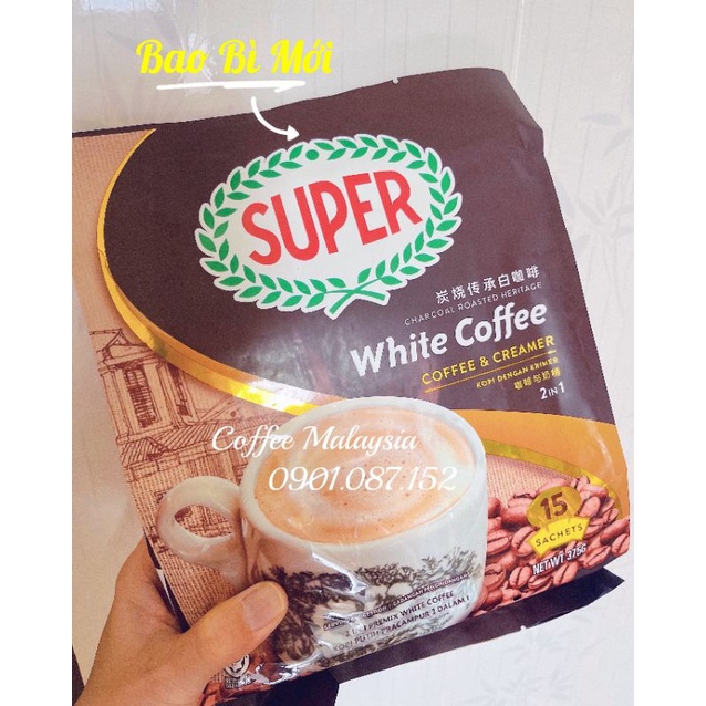 Cà phê trắng Super White Coffee - creamer (không đường)