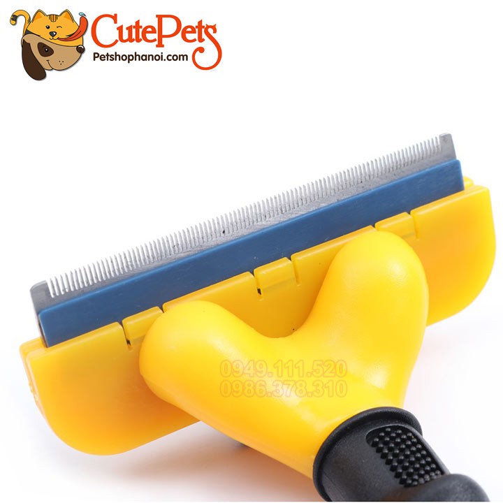 Lược cho chó mèo lông ngắn deShedding Tool - Phụ kiện chó mèo Hà Nội