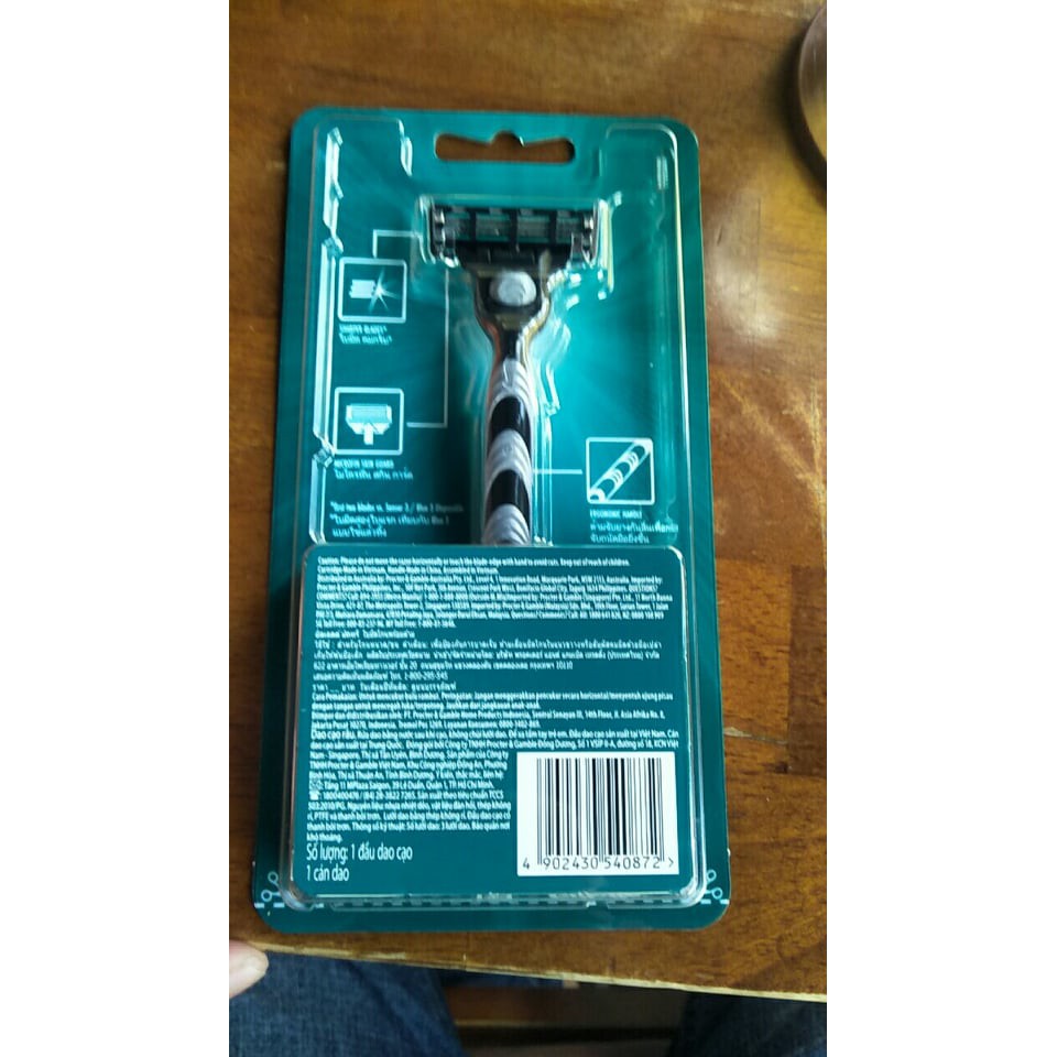 Combo Gillette Mach 3 Classic Toàn Diện (Dao Cạo Gillette Mach3 Classic + Vỉ 2 Lưỡi Dao Cạo Gillette Mach3 Classic)