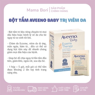 Bột tắm hăm Aveeno Baby Eczema Therapy Soothing Bath chuẩn Mỹ