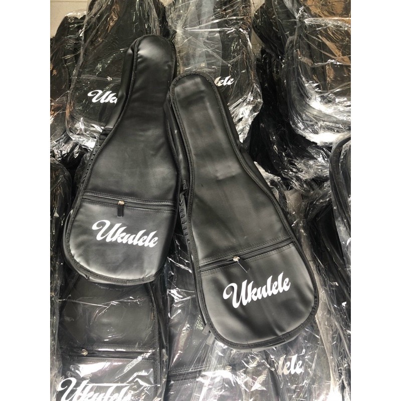 Bao da 3 lớp đàn ukulele size 21,23,24,26