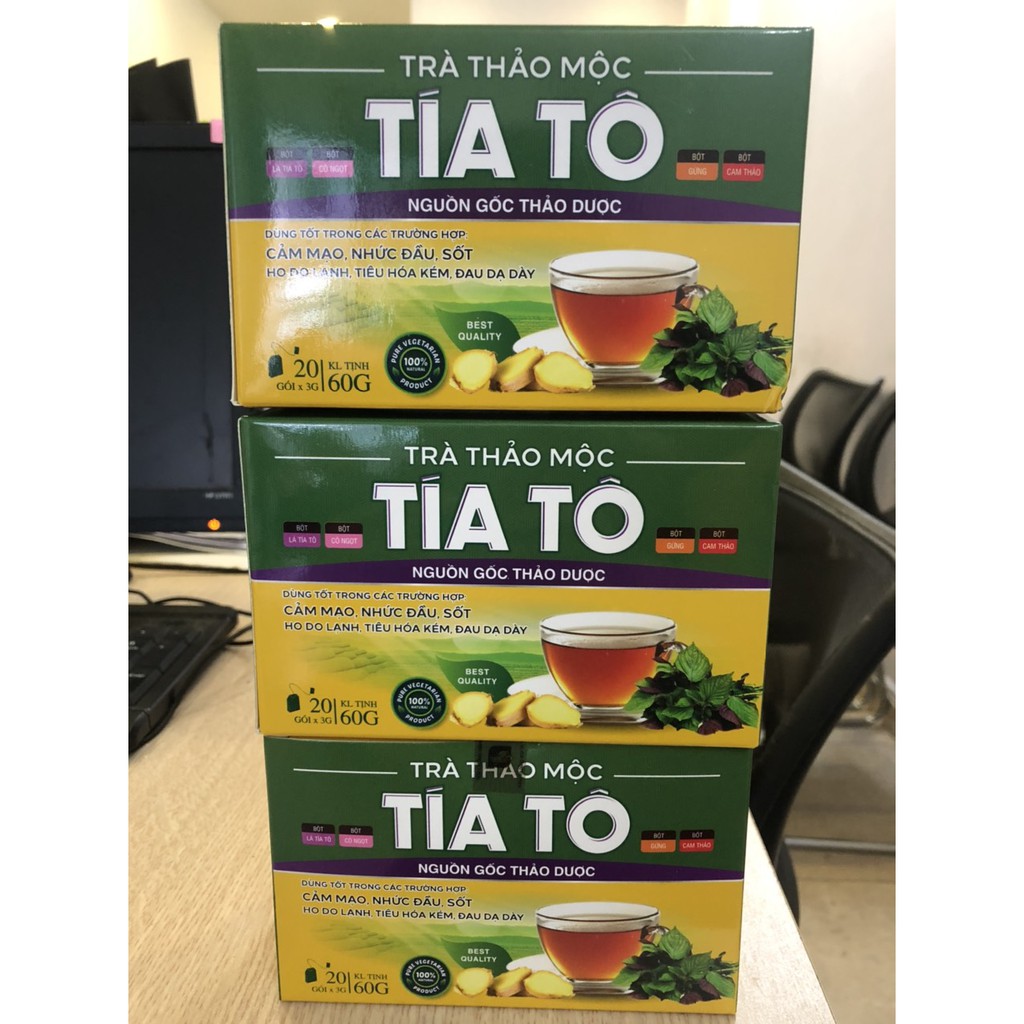 Trà Thảo Mộc Tía Tô Nguồn Gốc Thảo Dược (100% TỰ NHIÊN) | BigBuy360 - bigbuy360.vn