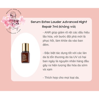 Serum Estee Lauder Advanced Night Repair ( bill us kéo sang phải để xem bill)