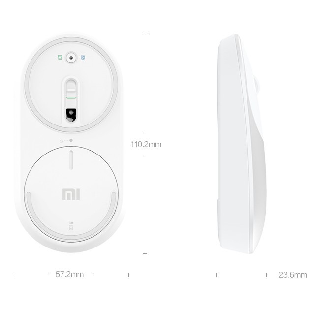 Chuột không dây xiaomi mi mouse-Xiaomi không dây bluetooth và wireless Portable Mouse