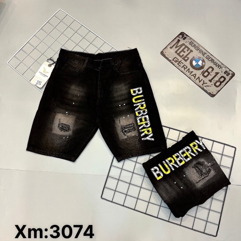 Quần Short Jean Nam Rách Cao Cấp Chuẩn Hình ✔️Uy Tín ✔️Dainganstore