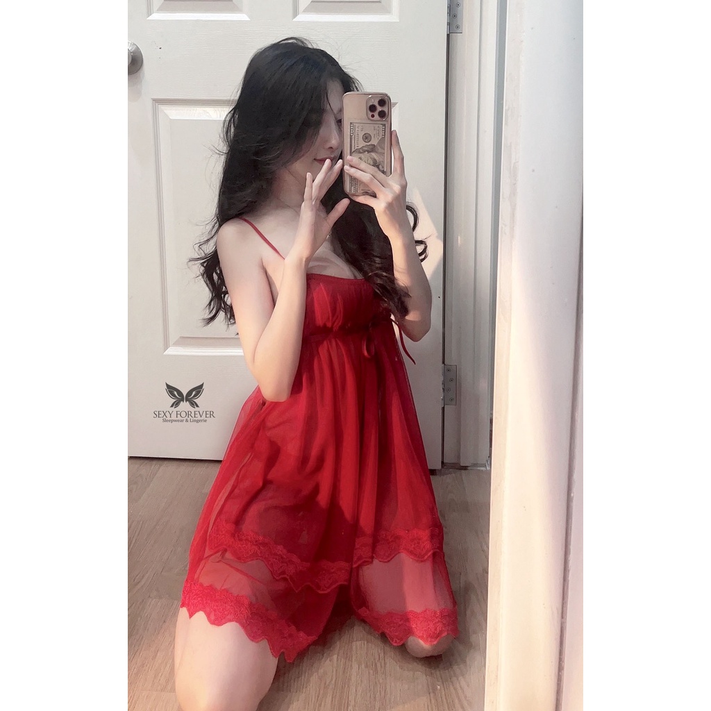 Sexy Forever Váy Ngủ Xoè Dễ Thương Isabella