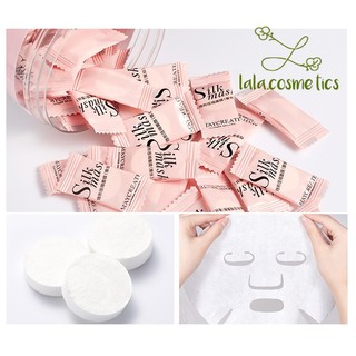 Một gói 50 miếng mặt nạ nén maycreate silk mask