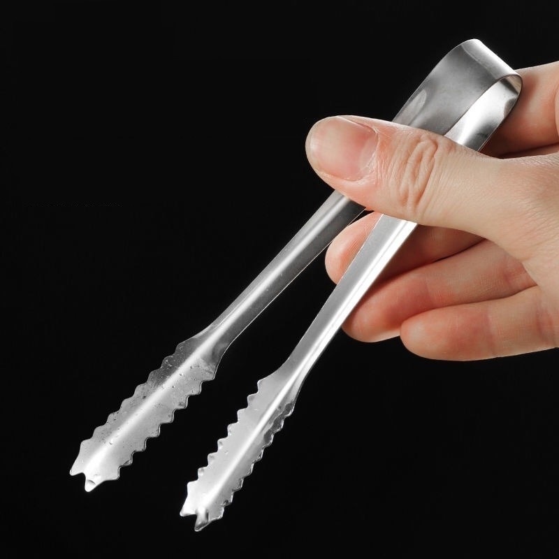 1 Kẹp Thức Ăn Bằng Thép Không Gỉ Tiện Lợi