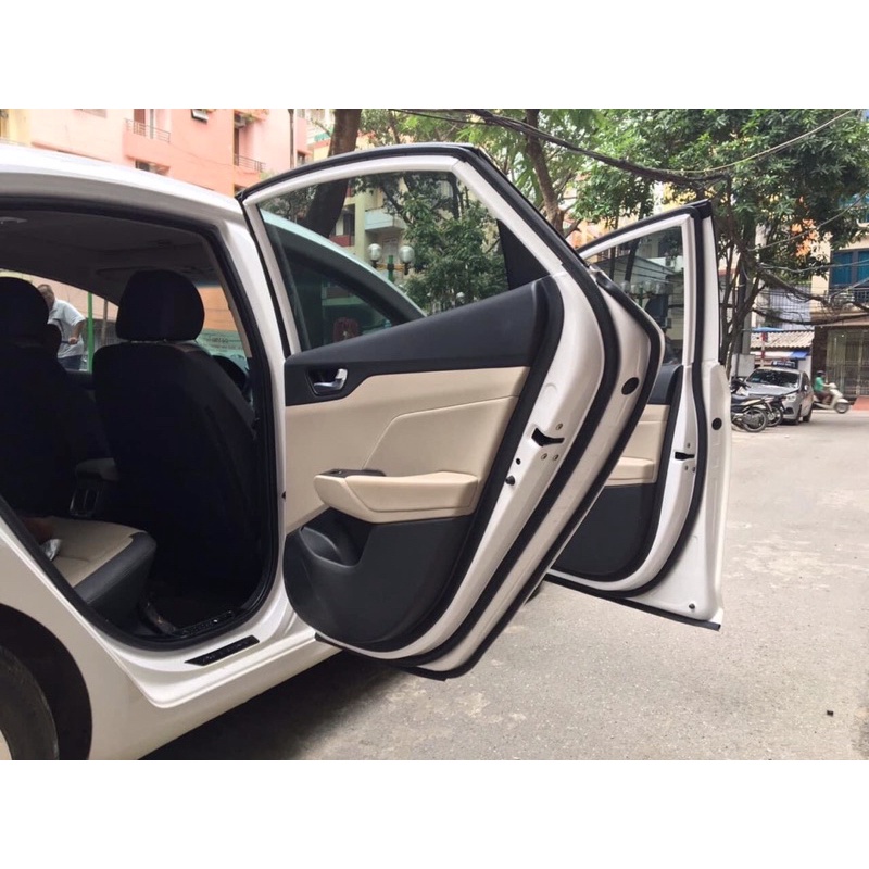Gioăng chữ D cao su chống ồn ô tô dán viền xe tránh bám bụi, va đập loại to 12mm