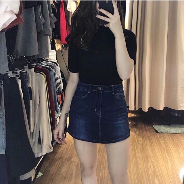 Short váy jean
