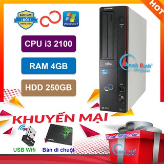 Máy tính đồng bộ Fujitsu (Core i3 2100 /4G /250G) [💖FREESHIP💖 Đơn Từ 150K] Hàng Nhập Khẩu Chất lượng cao