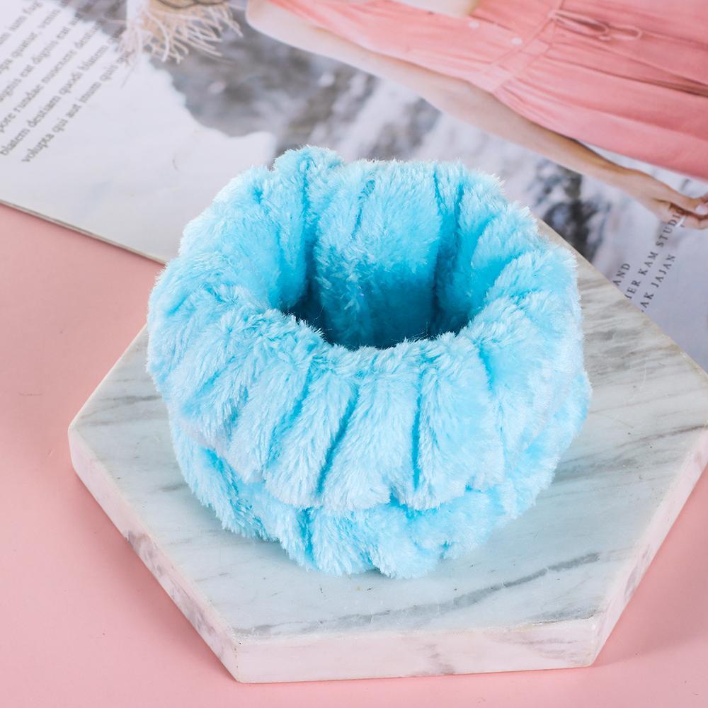 Sumu Băng Đeo Cổ Tay Màu Trắng Mềm Mại Ngăn Ngừa Dị Ứng Để Rửa Mặt