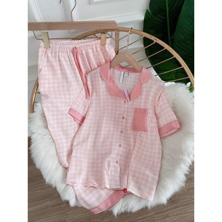 Bộ ngủ lụa quần dài ( giá sale)