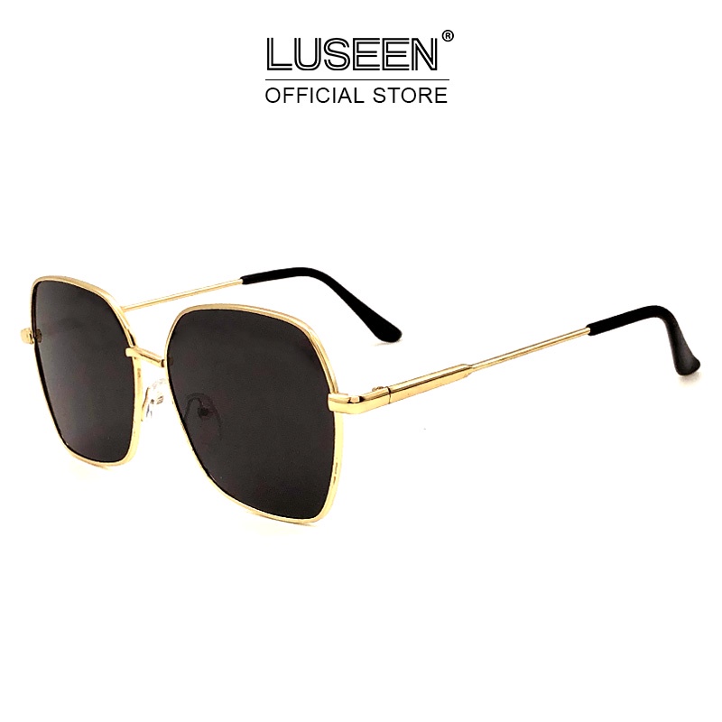 Kính mát LUSEEN gọng kim loại UV400 phân cực phong cách AG1108