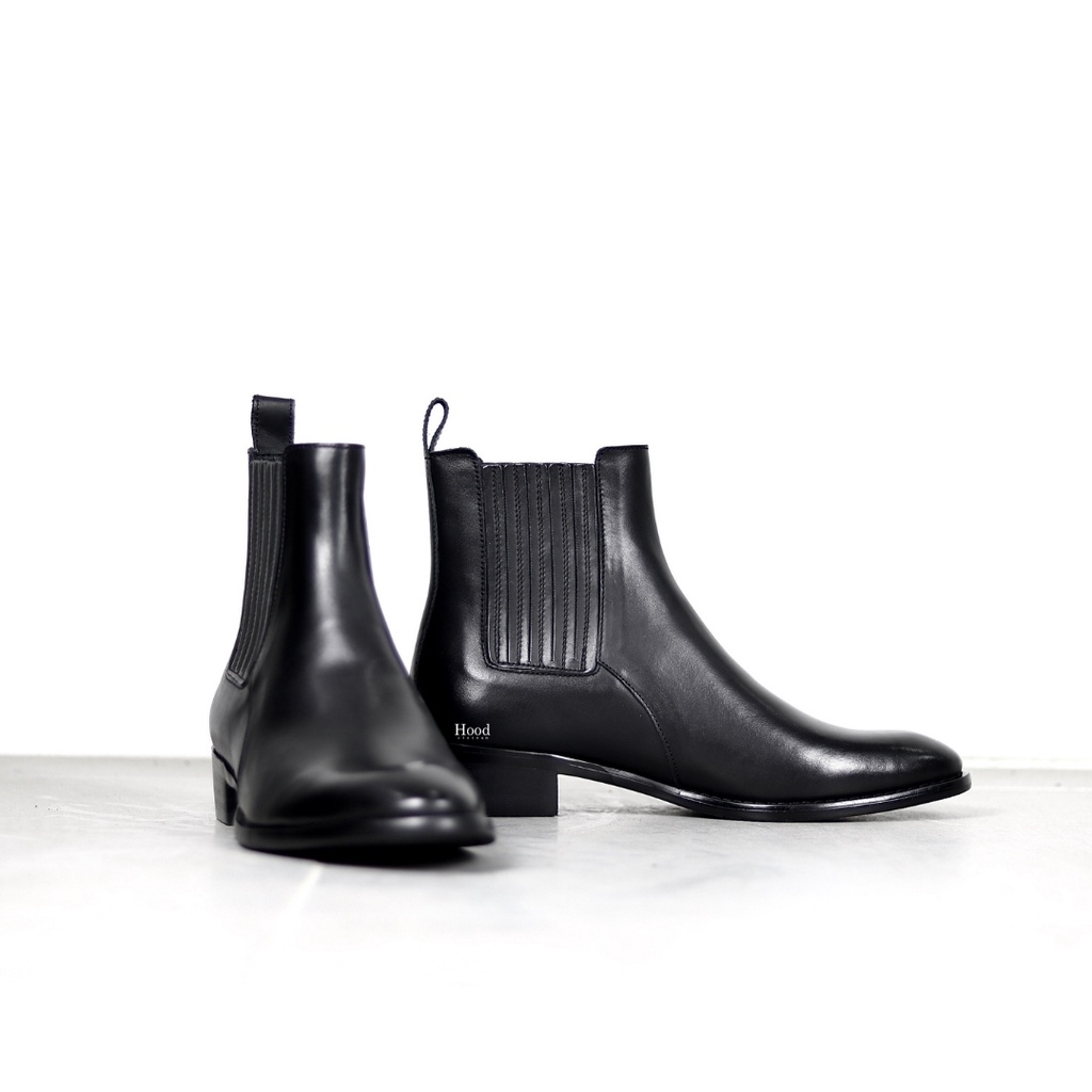 Giày Chelsea Boot chun da sọc - 100% da bò cao cấp - Bảo hành 12 tháng | BigBuy360 - bigbuy360.vn