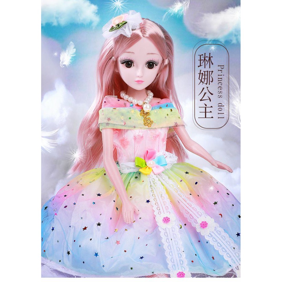 60 cm Búp bê barbie Hoàng gia/ Bộ công chúa Váy cưới Búp bê / Quà tặng sinh nhật cho trẻ em