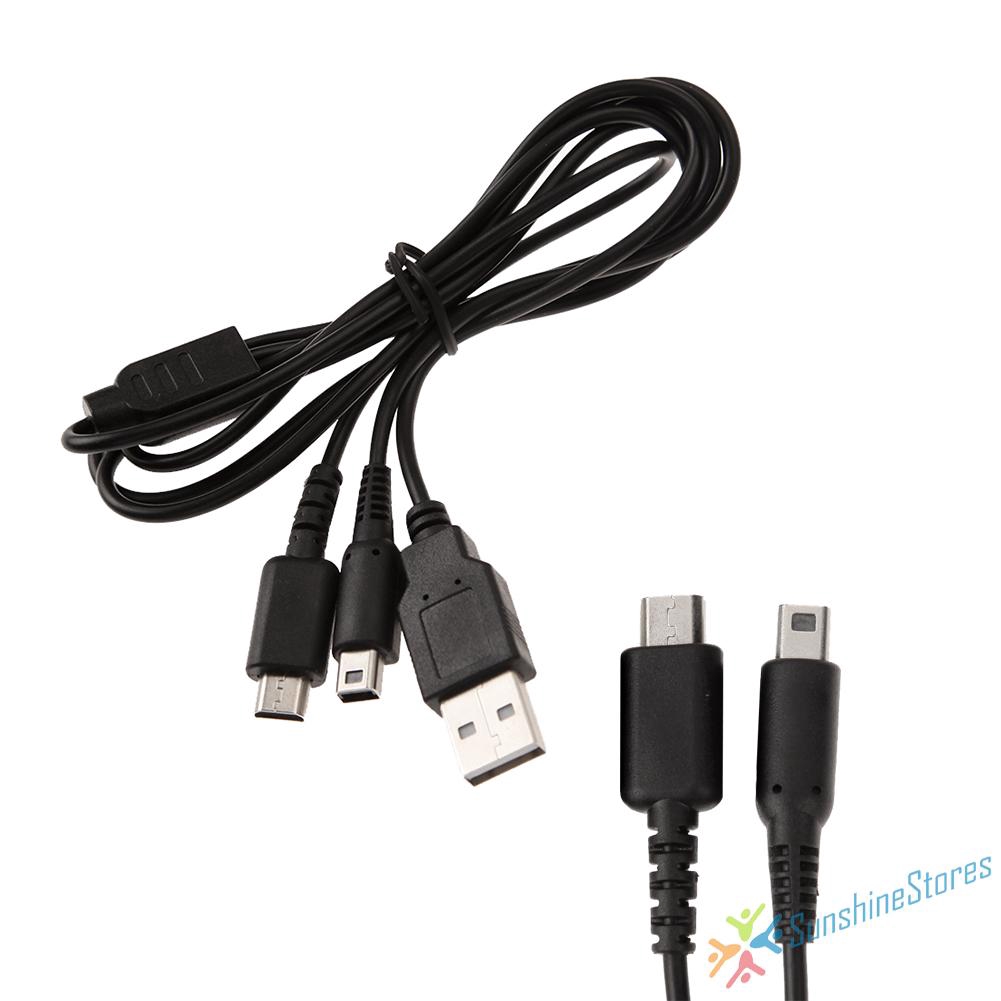 Dây Cáp Sạc 1.2m Usb Cho Nintendo Dsi 3ds Ndsl