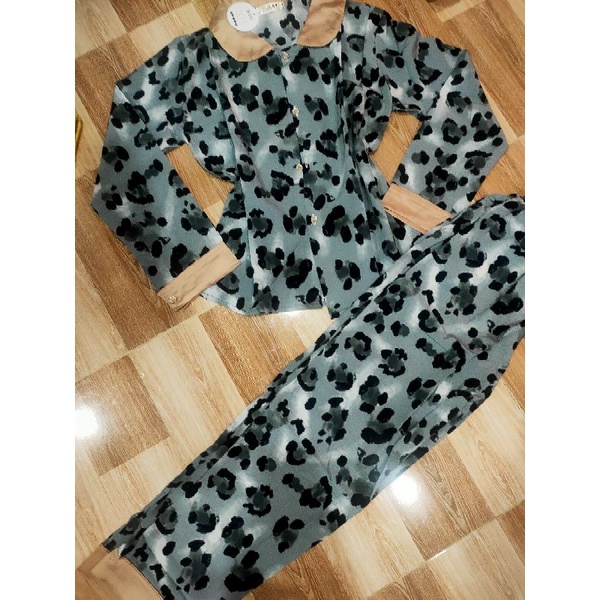 Bộ tay dài quần dài lụa Sam(hàn)