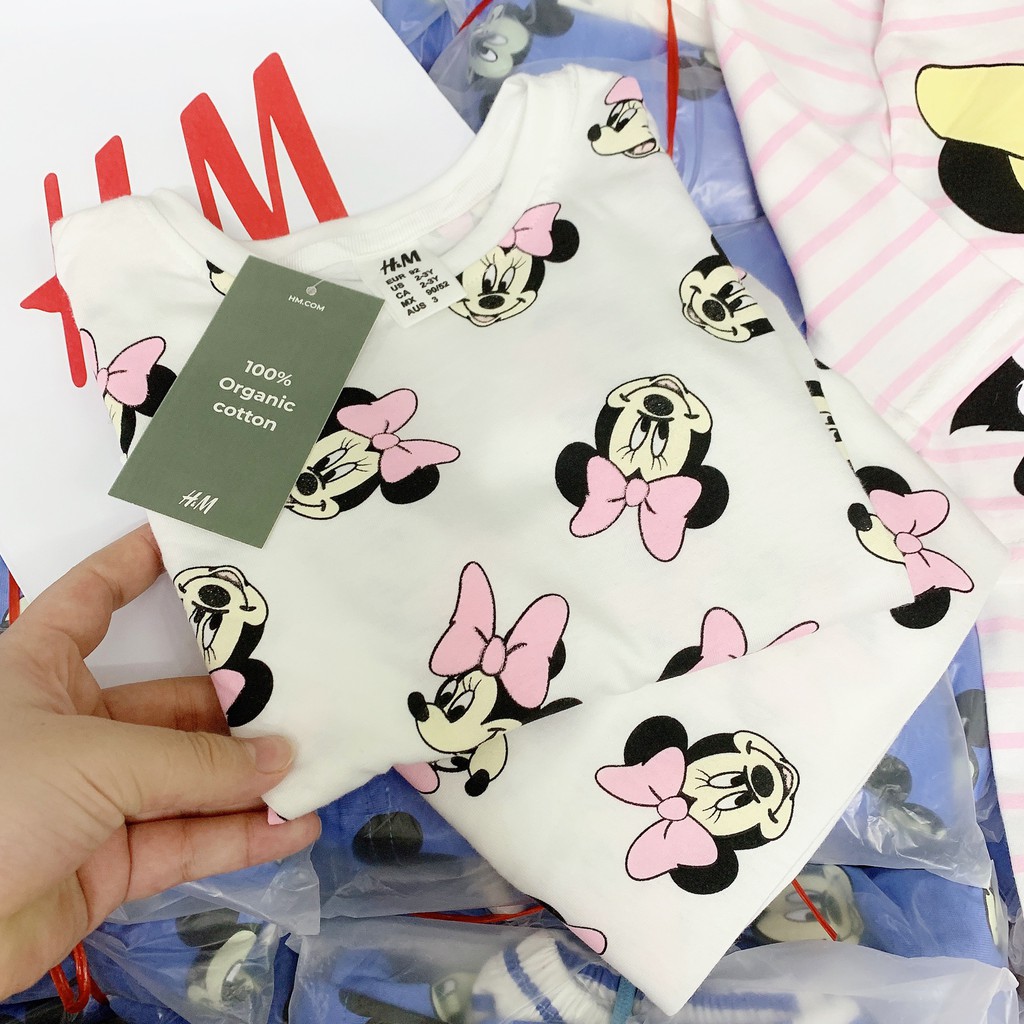 SET 2 BỘ THUN MINNIE BÉ GÁI HM