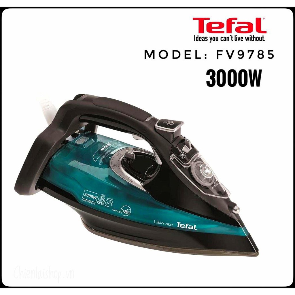 [Mã ELHADEV giảm 4% đơn 300K] Bàn là hơi nước Tefal FV9785