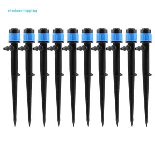 Bộ 10 vòi phun nước tưới cây sân vườn xoay 360 độ