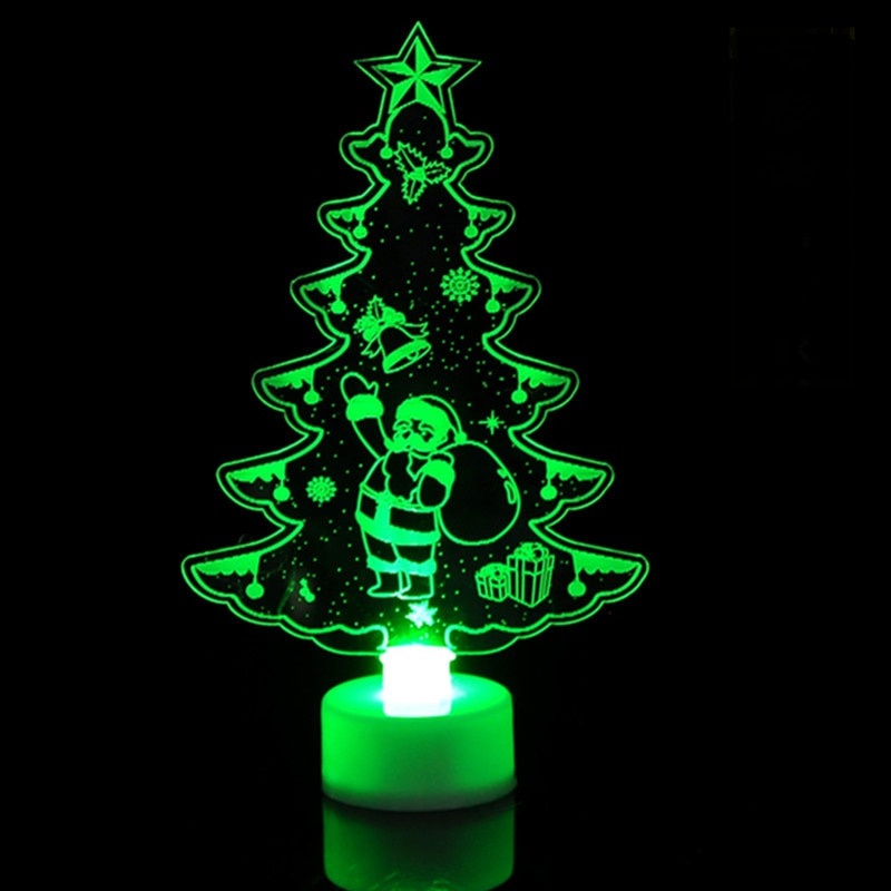 Cây Thông Noel / Người Tuyết Có Đèn LED Nhiều Màu Trang Trí Giáng Sinh / Năm Mới