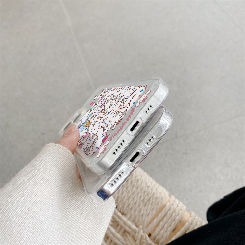 Ốp Điện Thoại Trong Suốt In Hình Cinnamoroll / Không Gian Cho iPhone 13 12 11 X XS Pro Max XR 7 8 Plus