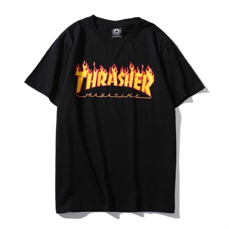 ÁO THUN TAY LỠ COTTON THRASHER FORM UNISEX NAM NỮ (hình chụp thật)
