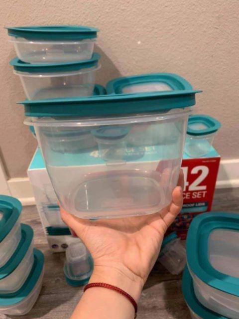 Set 21 hộp đựng thực phẩm rubbermaid - NẮP DẺO | BigBuy360 - bigbuy360.vn