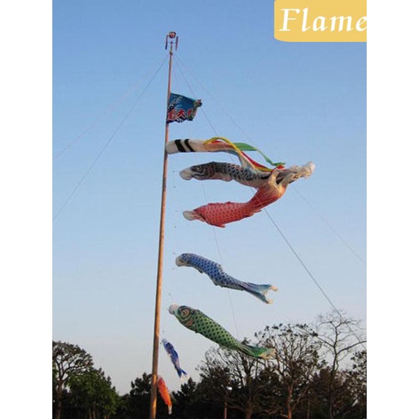 [Flameameer1] Cờ Cá Koi Nhật Bản 55cm Màu Đỏ