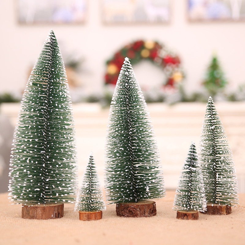 Cây thông giáng sinh Mini để bàn dùng trang trí DIY