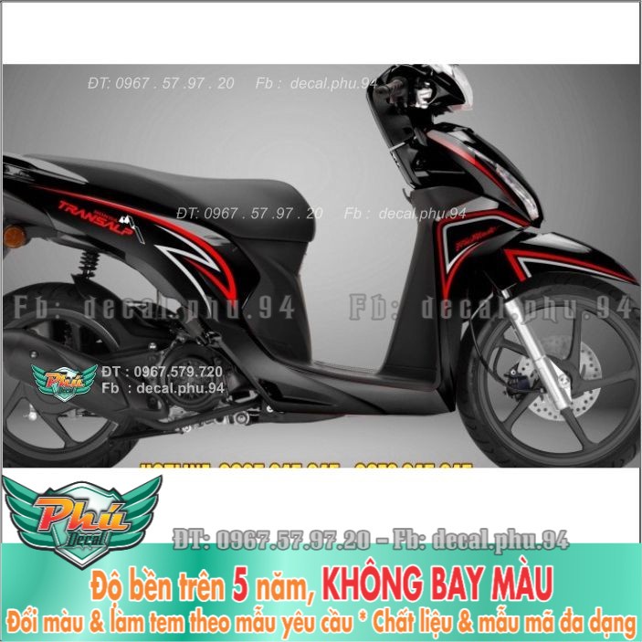 Tem rời Vision Đen chỉ đỏ (B) -1