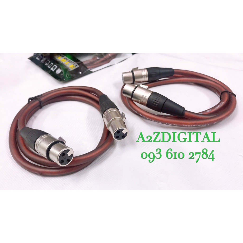 DÂY 2 ĐẦU JACK CẮM Canon  - 2 ĐẦU CÁI