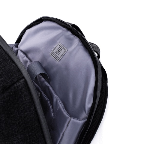 Balo Laptop Thời Trang Cao Cấp AGVA Essential 15.6” Black Chất Liệu Chống Thấm Nước, Bảo vệ Laptop Đỉnh Cao - Balocenter