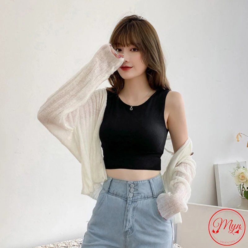 ÁO BRA COTTON BRA 3 LỖ KẾT HỢP ÁO KHOÁC , TẬP GYM SANG XỊN | BigBuy360 - bigbuy360.vn