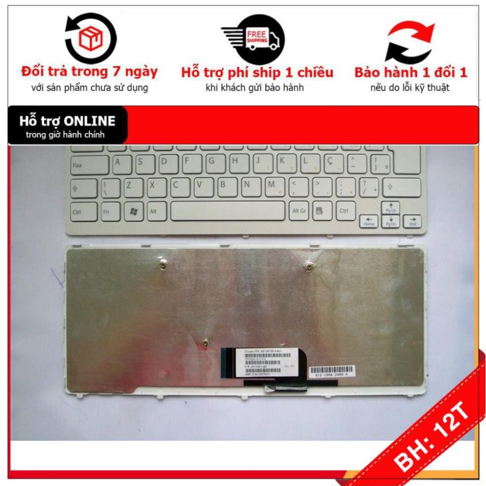 🎁 Bàn Phím Laptop SONY VAIO VPC-CW VPCCW PCG-61111L -61112L -61411L -61113T -61111 - TRẮNG