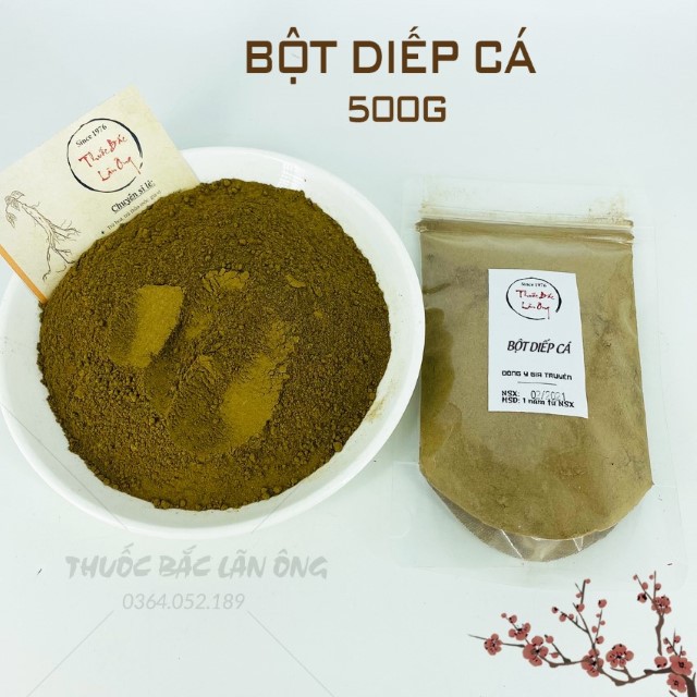 Bột Diếp Cá Nguyên Chất 500g