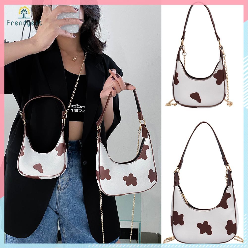 Túi Xách Da Pu Họa Tiết Hoa Thời Trang Dành Cho Nữ