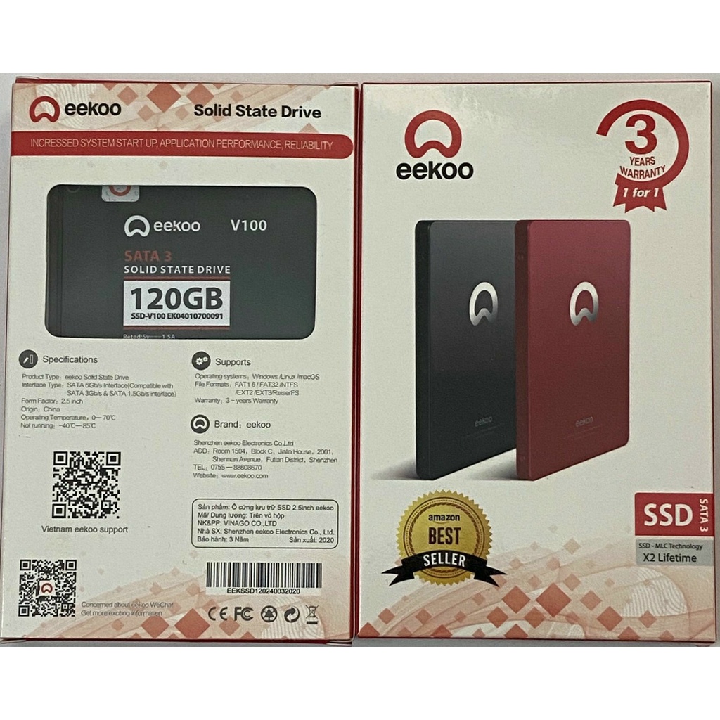 SSD 256gb Eekoo Black | BigBuy360 - bigbuy360.vn