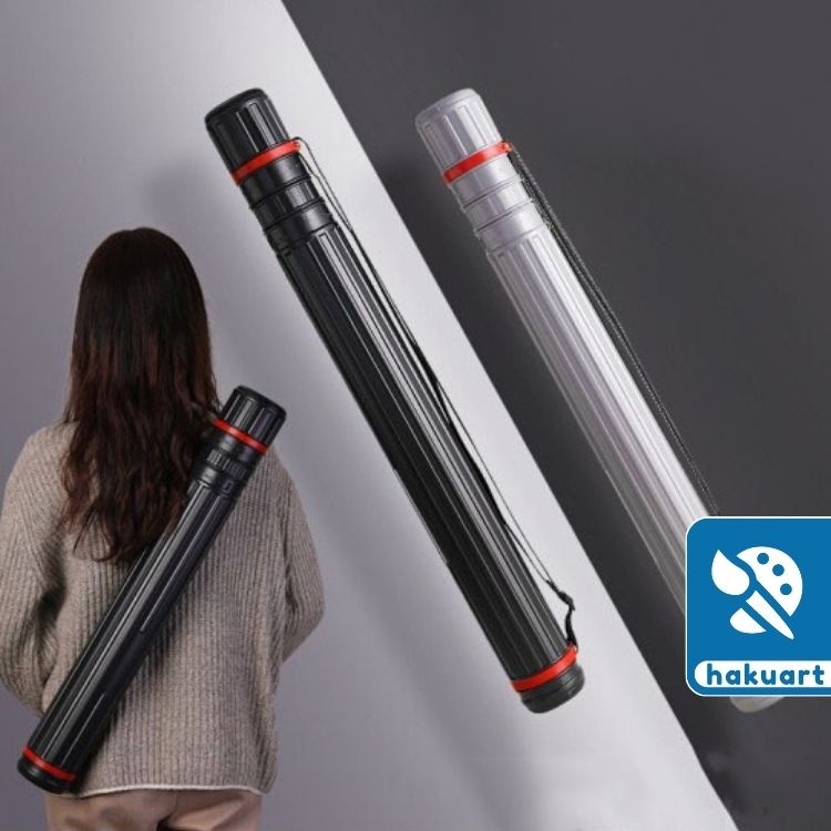 Ống Đựng Giấy Vẽ A0/A1/A2/A3 Đi Mưa, Chống Thấm Nước - Hoạ Cụ Hakuart