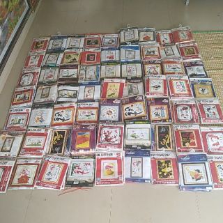 Tranh thêu xả hàng 55k