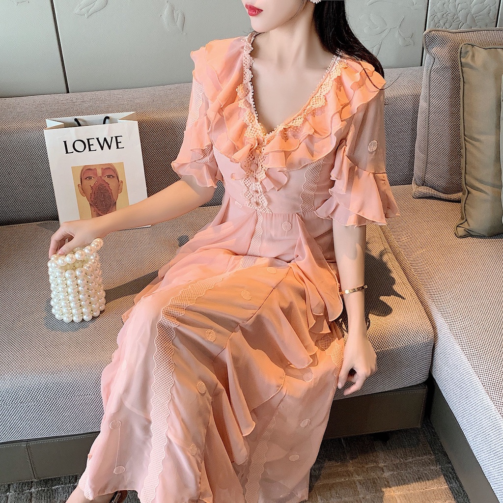 váy tiều thư sang chảnh hàng QC (V10)