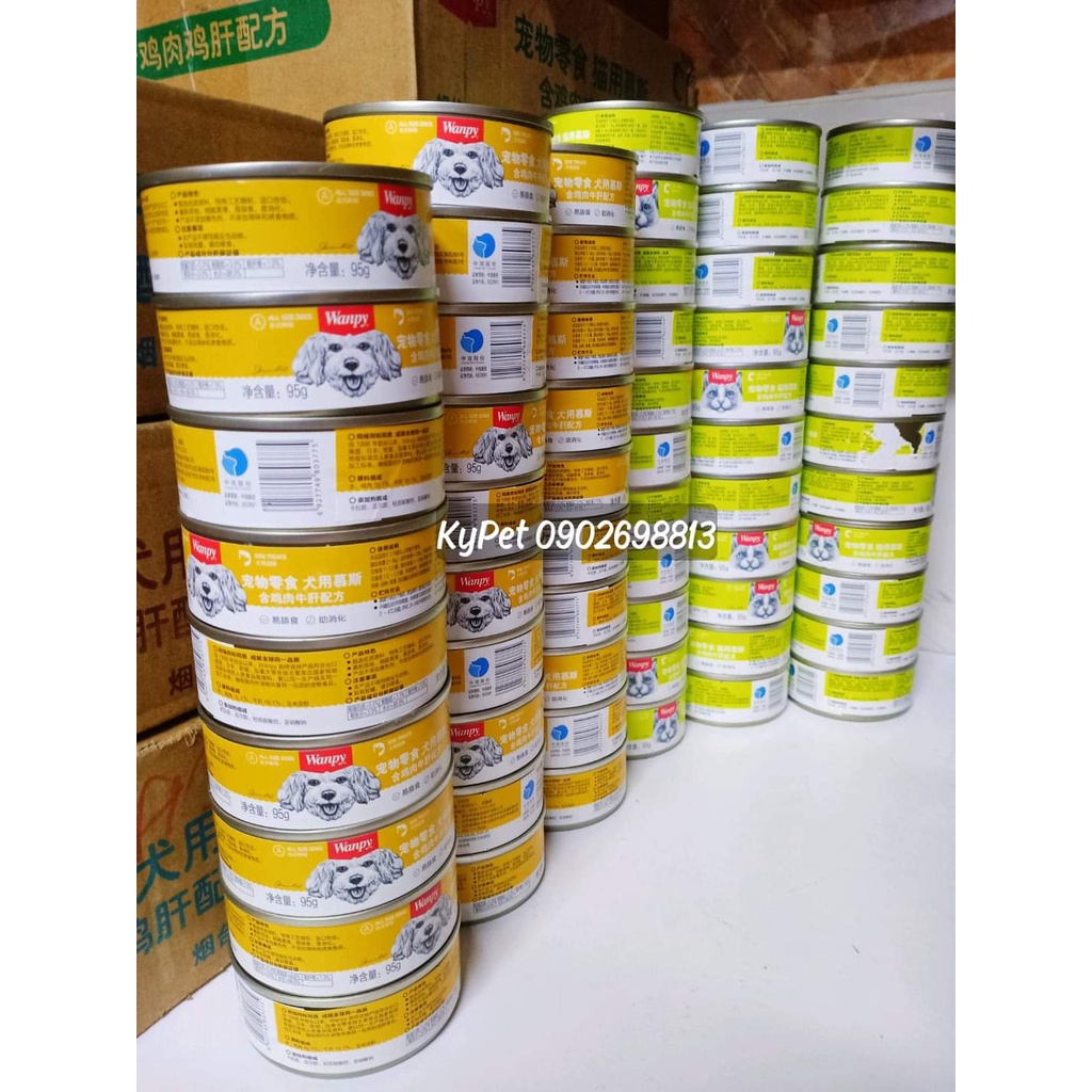 PATE WANPY Dành Cho Chó- Lon 95g