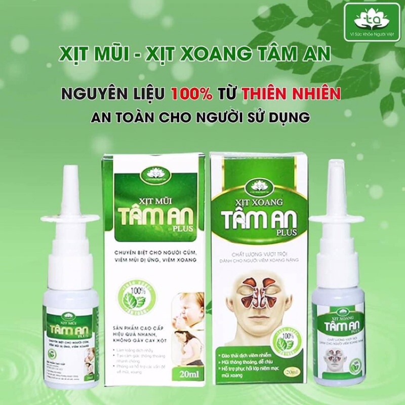 Xịt mũi Tâm An