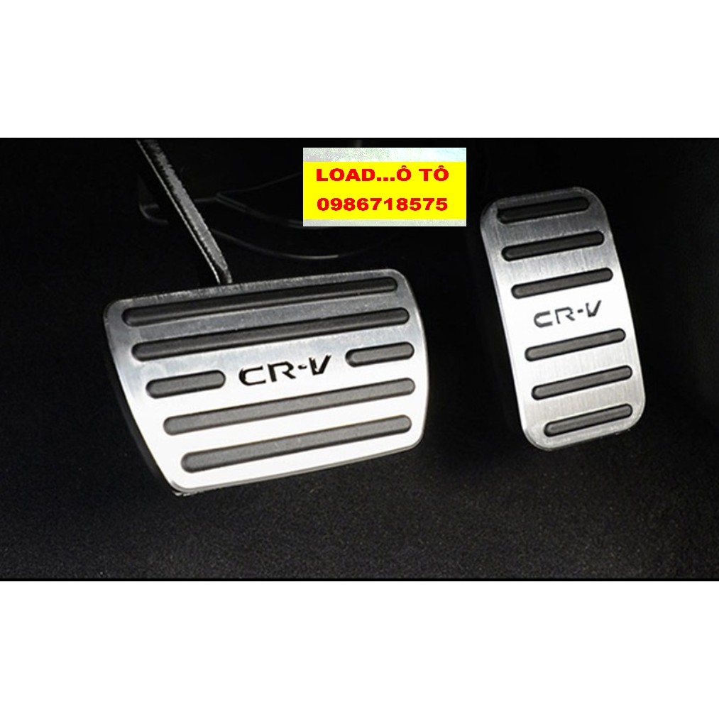 Bộ 2 ốp trang trí chân ga, Chân Phanh xe Honda CRV 2018-2021 Thời Trang Cao Cấp