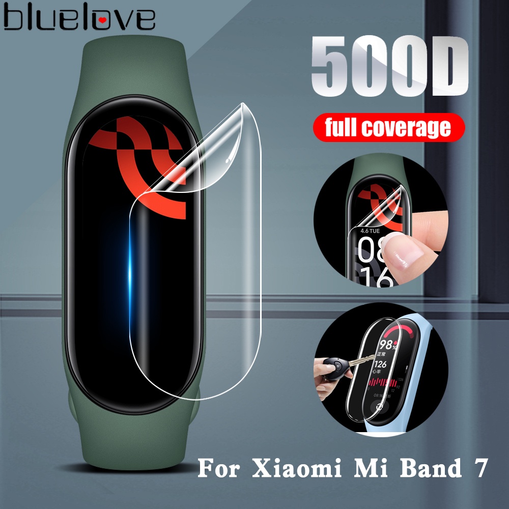 1 Miếng Dán Màn Hình HD Bằng TPU Hydrogel Dẻo Trong Suốt Chống Trầy Chống Bám Vân Tay Cho Xiaomi Mi Band 7 / 7 NFC